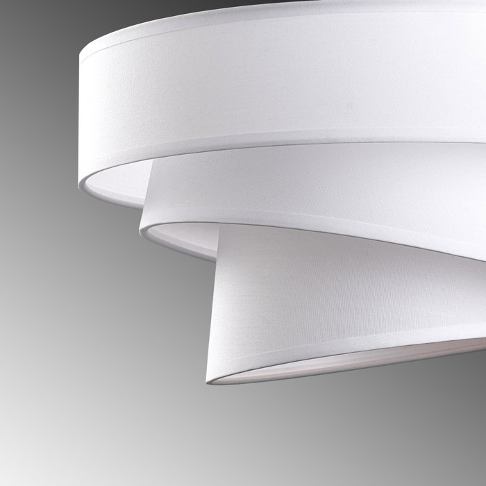 Opviq Stage - 14714 Lámpara de araña blanca con cuerpo metálico